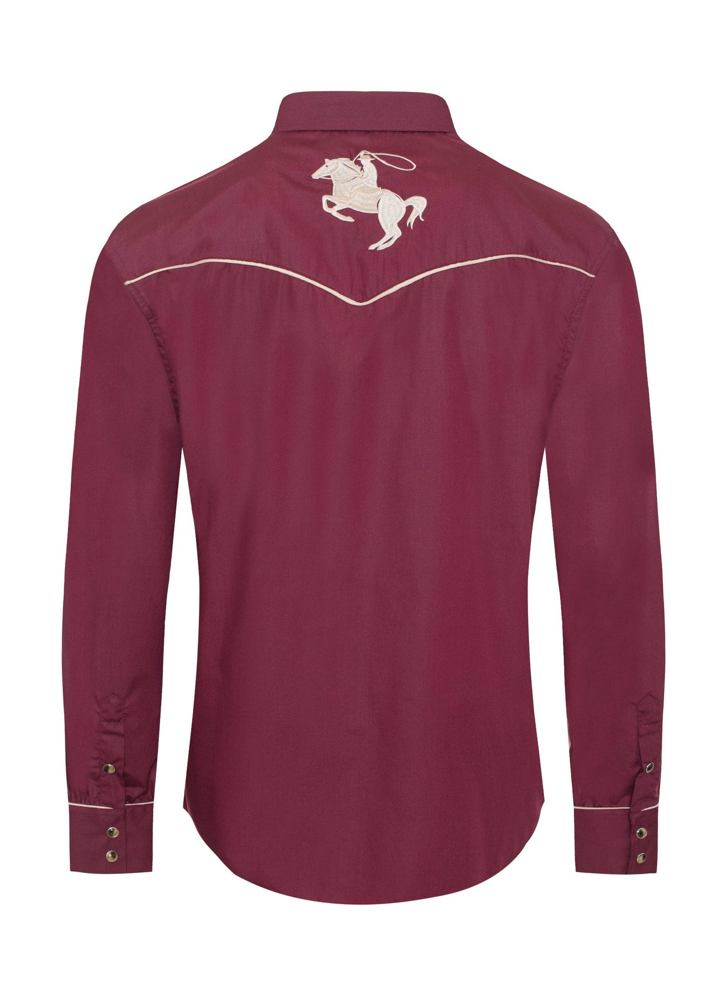Rodeo Clothing Men's Horse Embroidery Western Shirts-PS560L-505