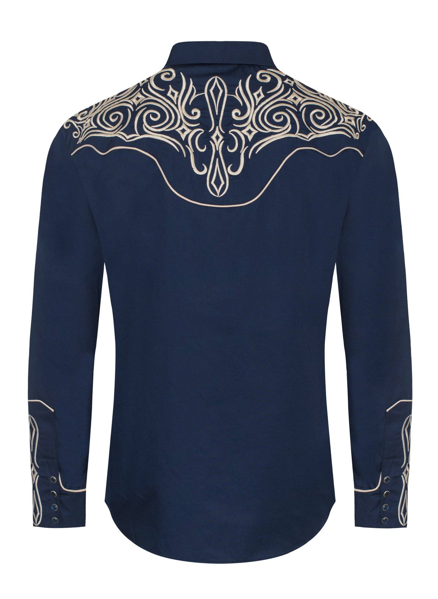 Rodeo Clothing PS500L-EC-549 Men's Western Cowboy Embroidery Shirt