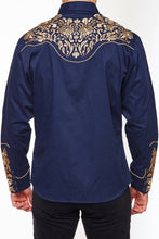 Load image into Gallery viewer, Rodeo Clothing Men&#39;s Western Embroidery Cowboy Shirt PS500-546
