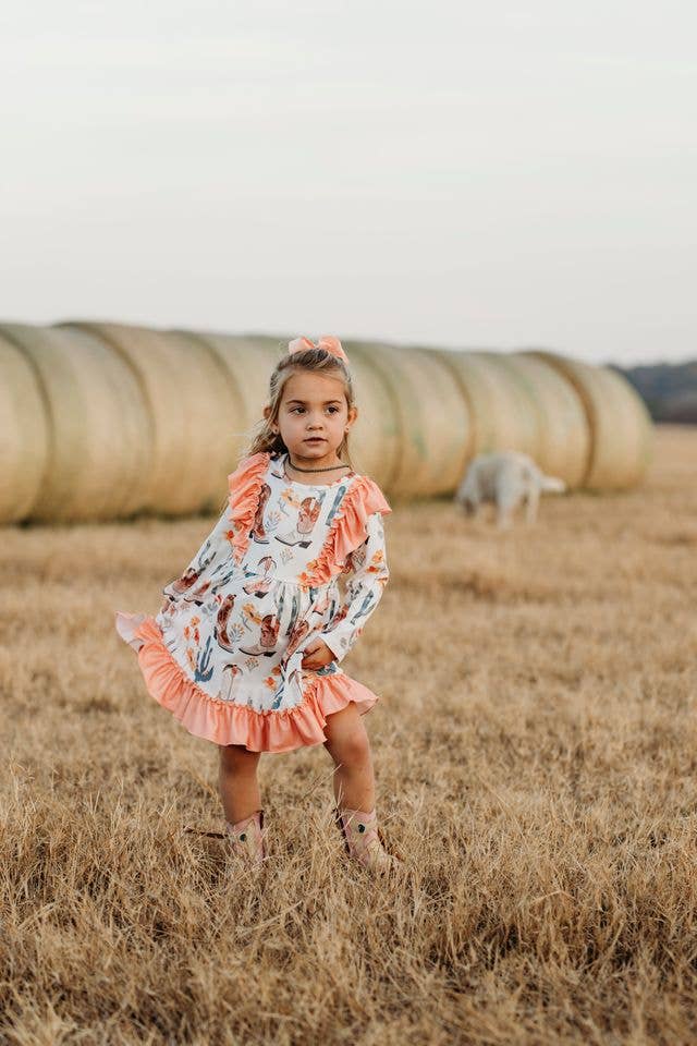 Cactus Ruffle Dress RDR11