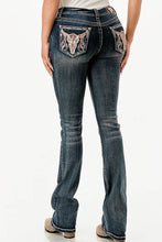 Load image into Gallery viewer, Grace In La Steer Head Modify Mid-Rise Boot cut  EB-61810
