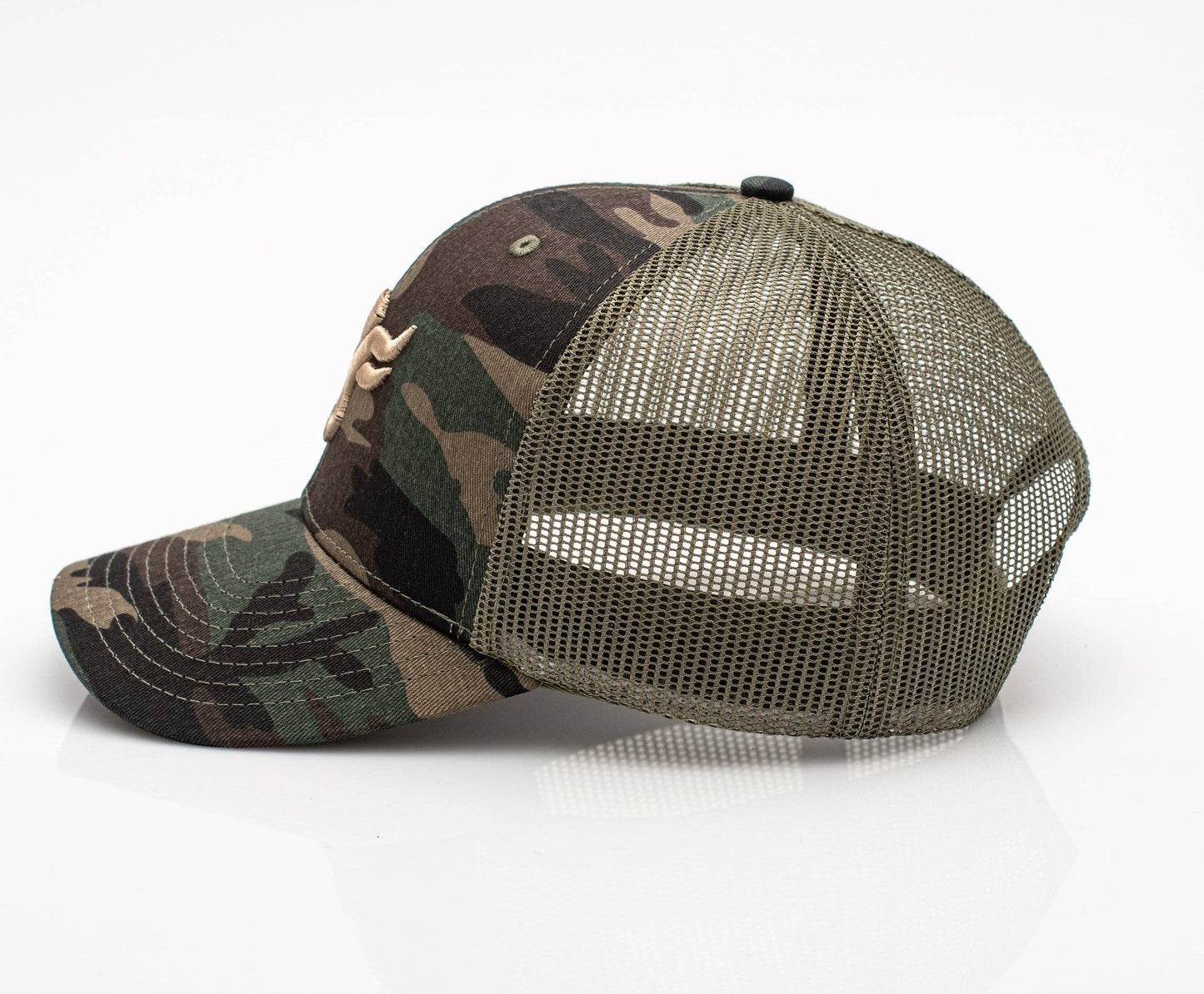 Rodeo Clothing Men’s Cotton Twill Mesh Western Cap –TH101-1107-CAMO