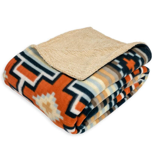 El Paso Sherpa-Lined Lodge Blankets, Design #32: 1