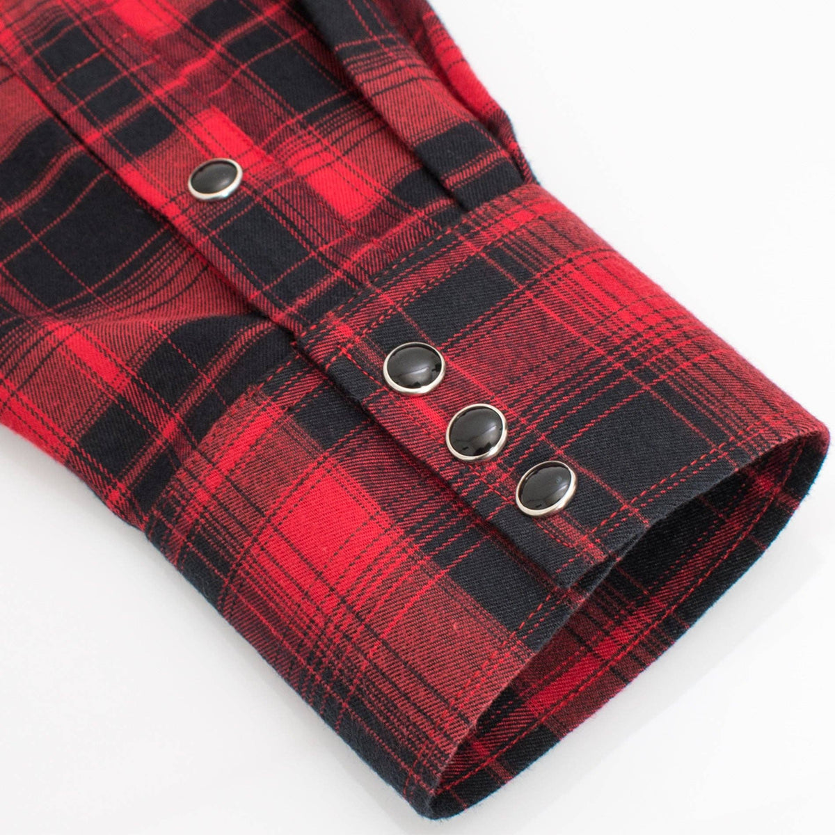 Rodeo Clothing Men's Western Long Sleeve Flannel Shirts With Snap Button FLS300-302