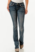 Load image into Gallery viewer, Grace In La Steer Head Modify Mid-Rise Boot cut  EB-61810
