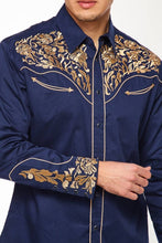 Load image into Gallery viewer, Rodeo Clothing Men&#39;s Western Embroidery Cowboy Shirt PS500-546
