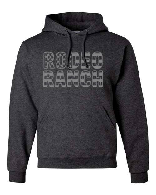 Rodeo Ranch Stars and Stripes Hoodie in Heather Graphite