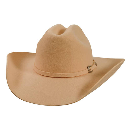 American Hat Makers Beau 710087 Cattleman Cowboy Hat in Soft Peach
