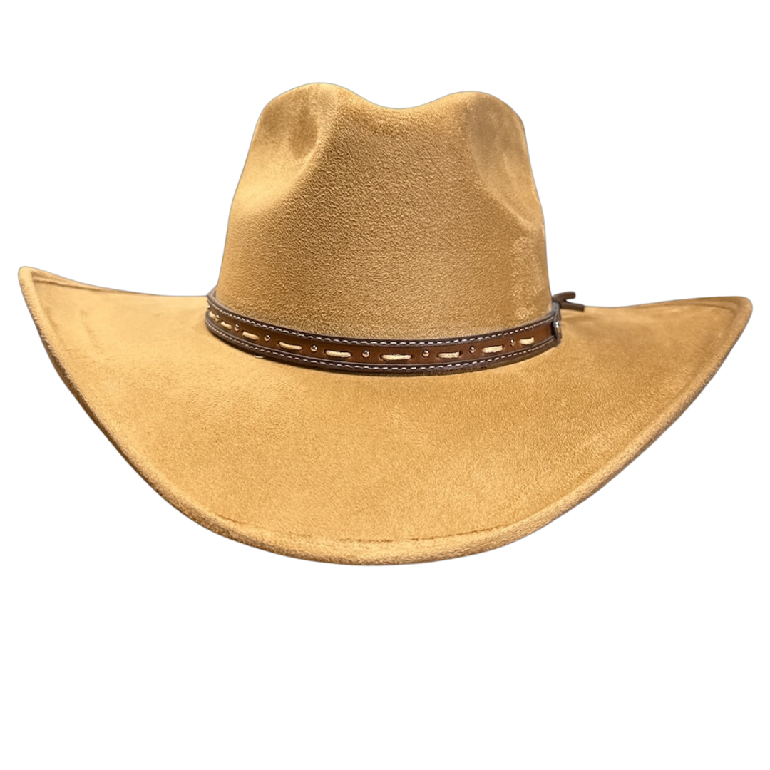 American Hat Makers Ace High Pinch Top Cowboy Hat in Camel