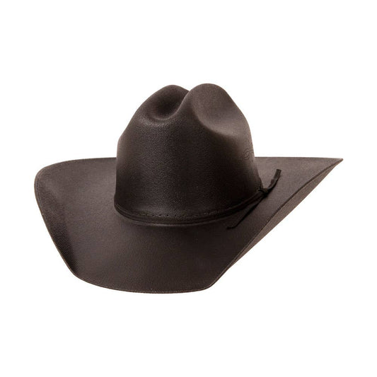 American Hat Makers Pioneer Black Straw Cowboy Hat