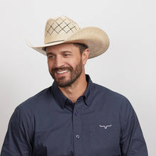 Load image into Gallery viewer, American Hat Makers Straw Cowboy Hat Cattleman Western - Style Gunman: Ivory

