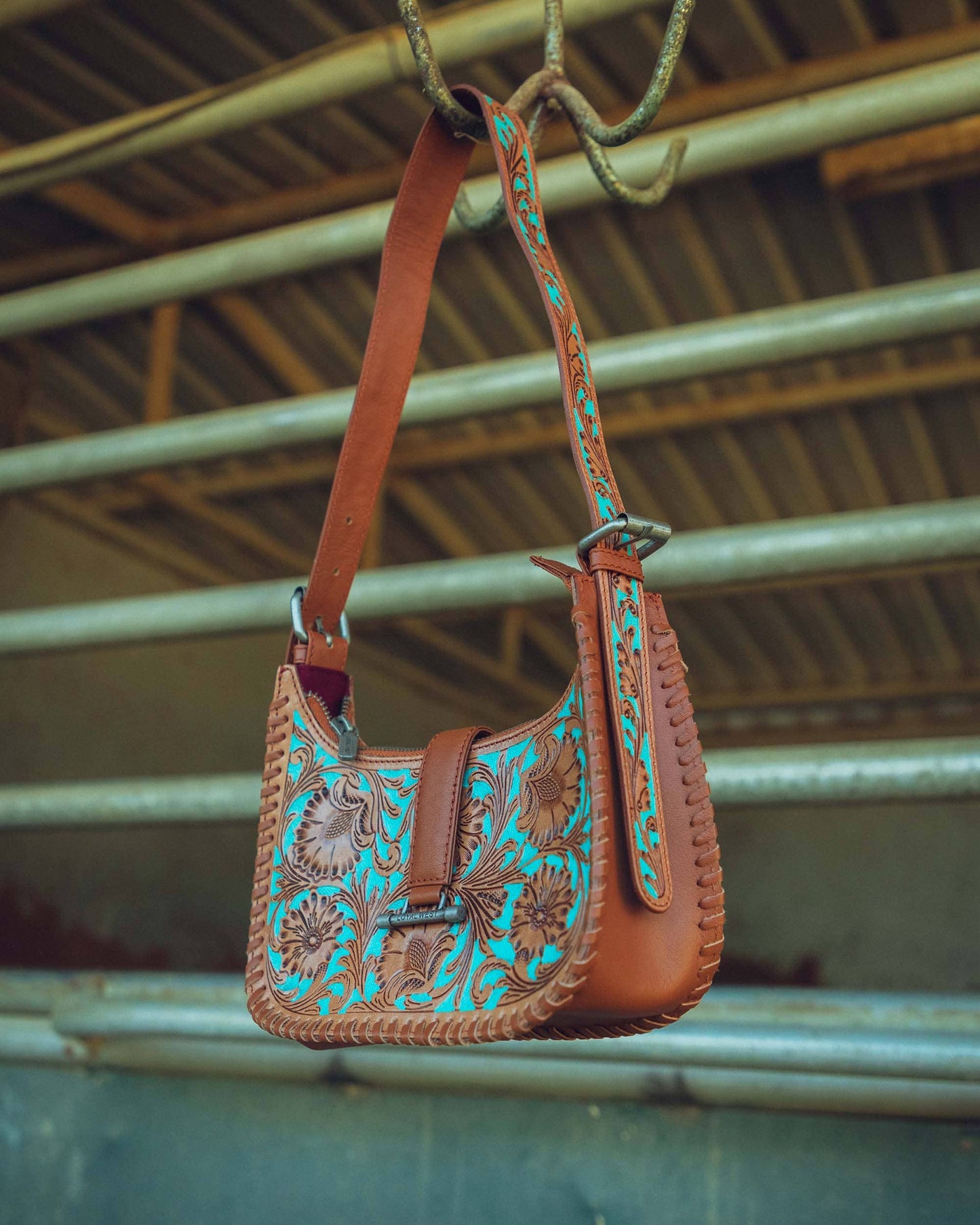 Loyal West  LW-S25-304Dannia Medium Purse  Whiskey & Water
