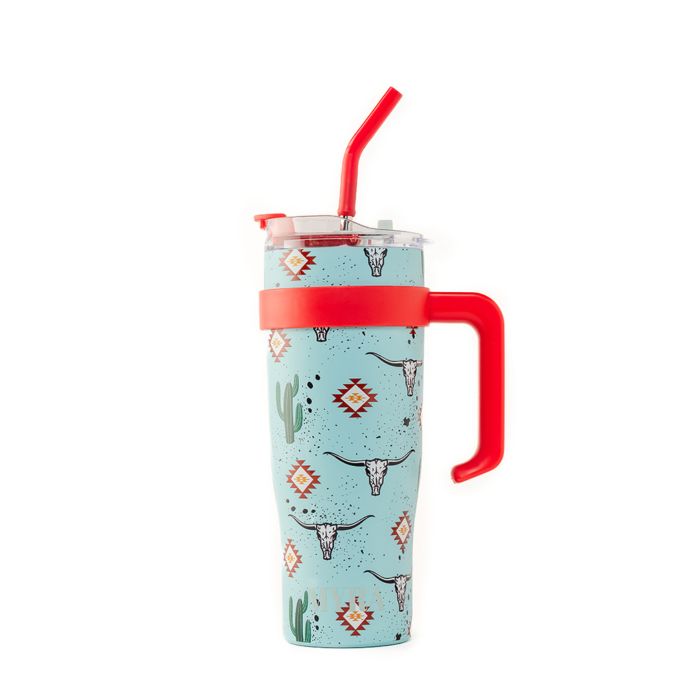 Myra S-12396 Wide Wyoming Tumbler In Sea Blue