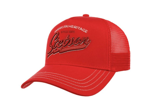 Stetson Trucker Cap 7751171 Fire Red