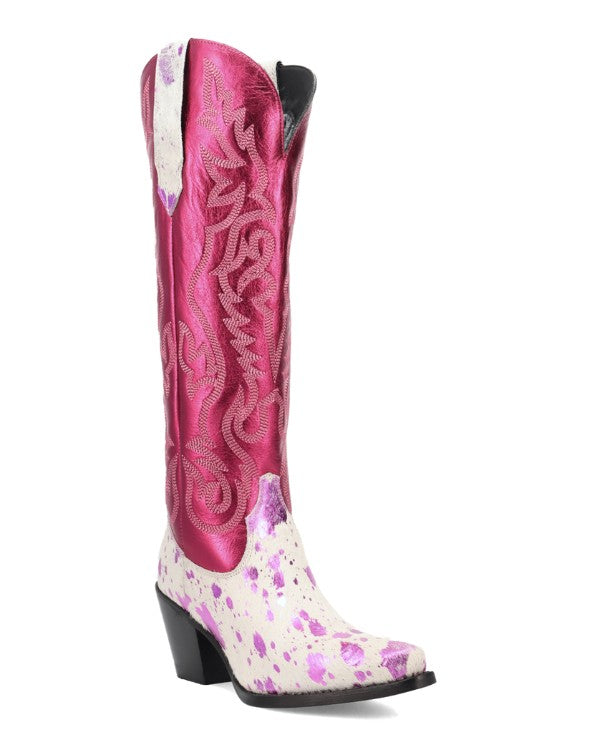 Dingo DI2375 Take No Bull in Fuchisa Ladies Cowboy Booots