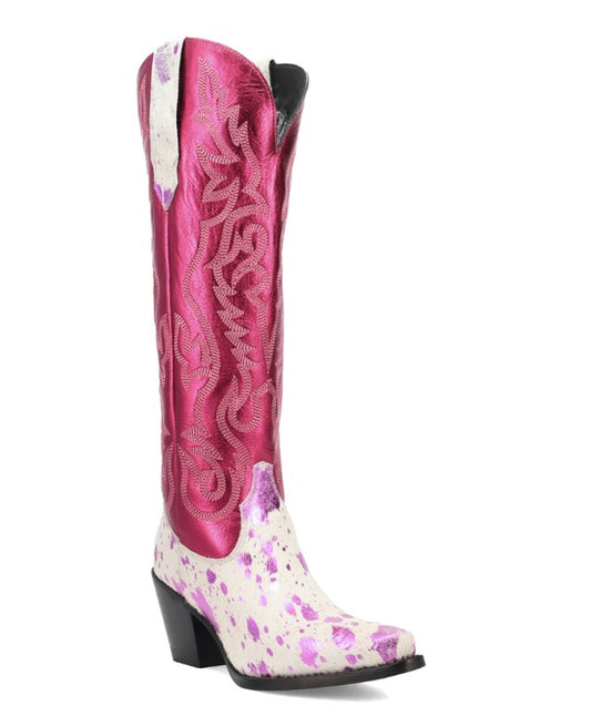 Dingo DI2375 Take No Bull in Fuchisa Ladies Cowboy Booots