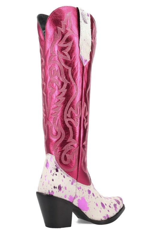 Dingo DI2375 Take No Bull in Fuchisa Ladies Cowboy Booots