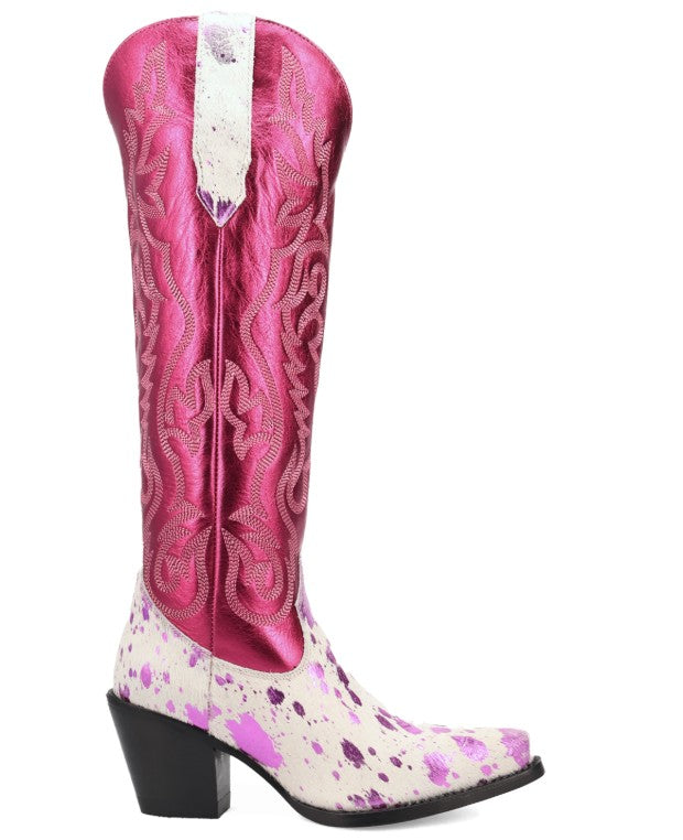 Dingo DI2375 Take No Bull in Fuchisa Ladies Cowboy Booots