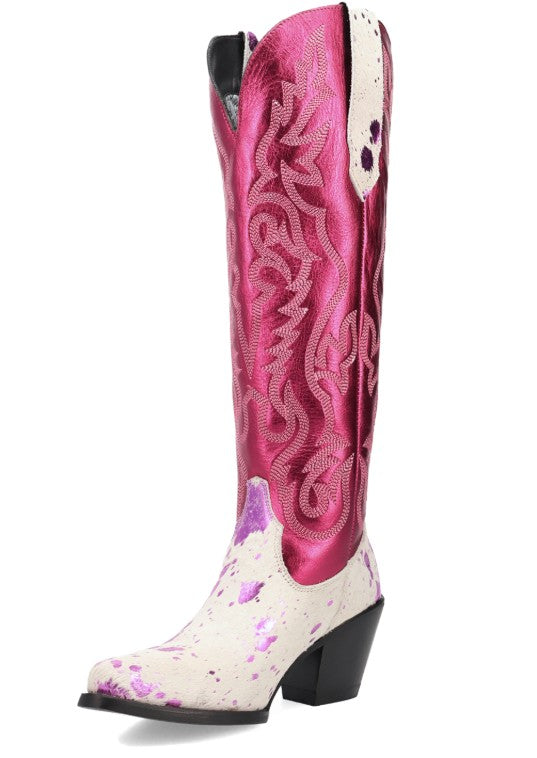 Dingo DI2375 Take No Bull in Fuchisa Ladies Cowboy Booots