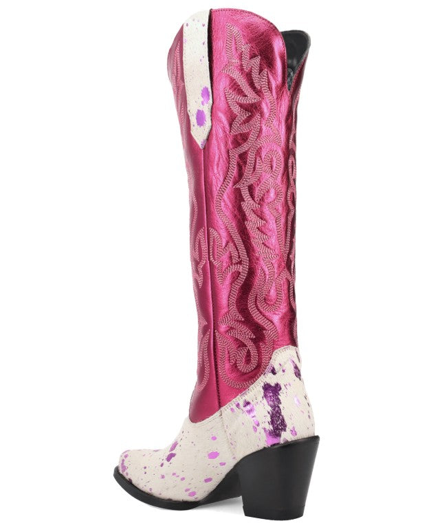 Dingo DI2375 Take No Bull in Fuchisa Ladies Cowboy Booots