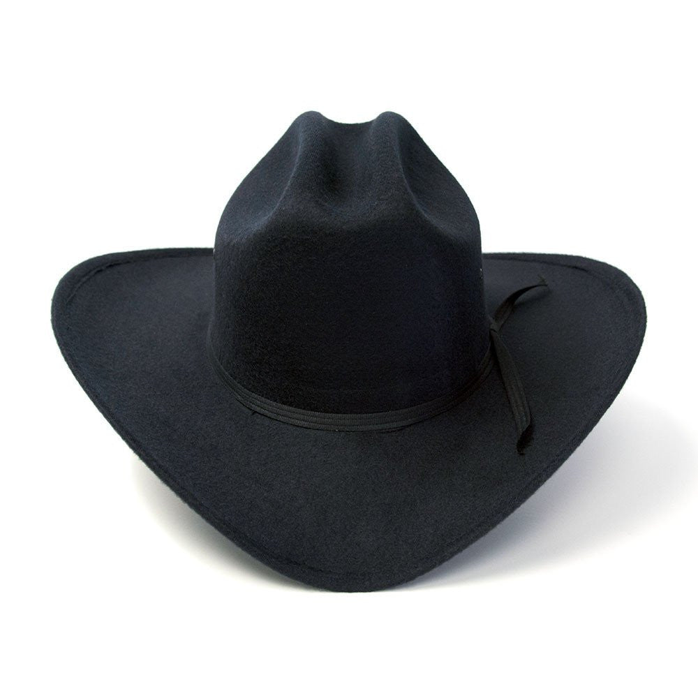 Western Express BFF269 Black Cattleman Faux Felt Cowboy Hat