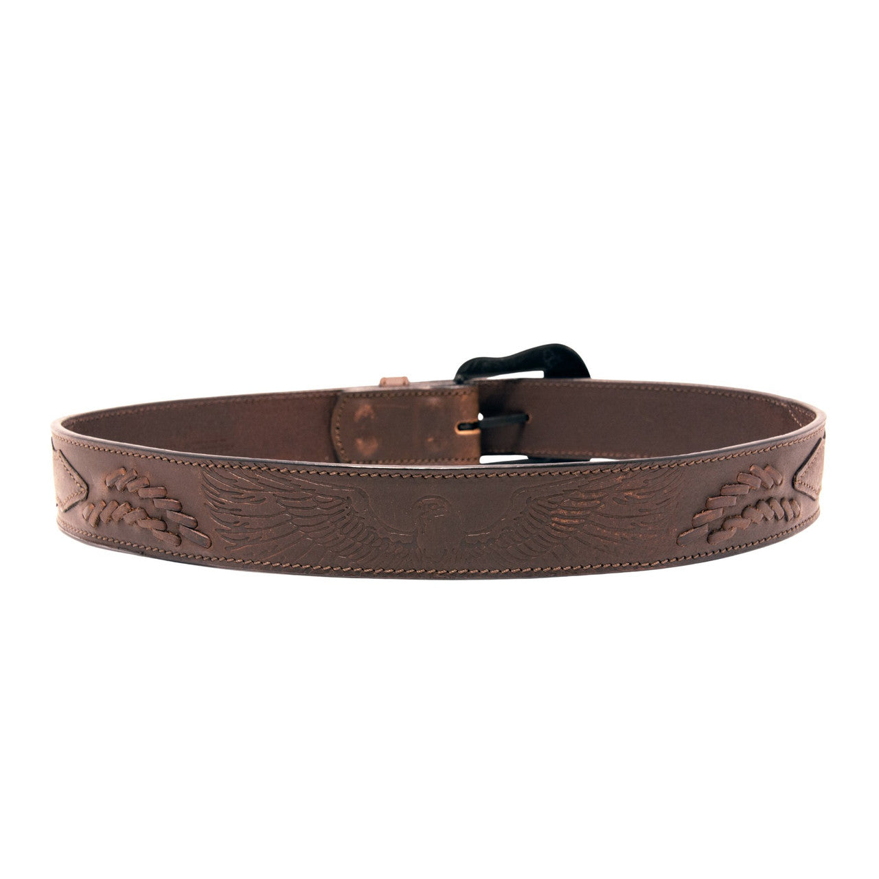 Western Express XM3300-BR06S in Brown Eagle Top Grain Leather Belt