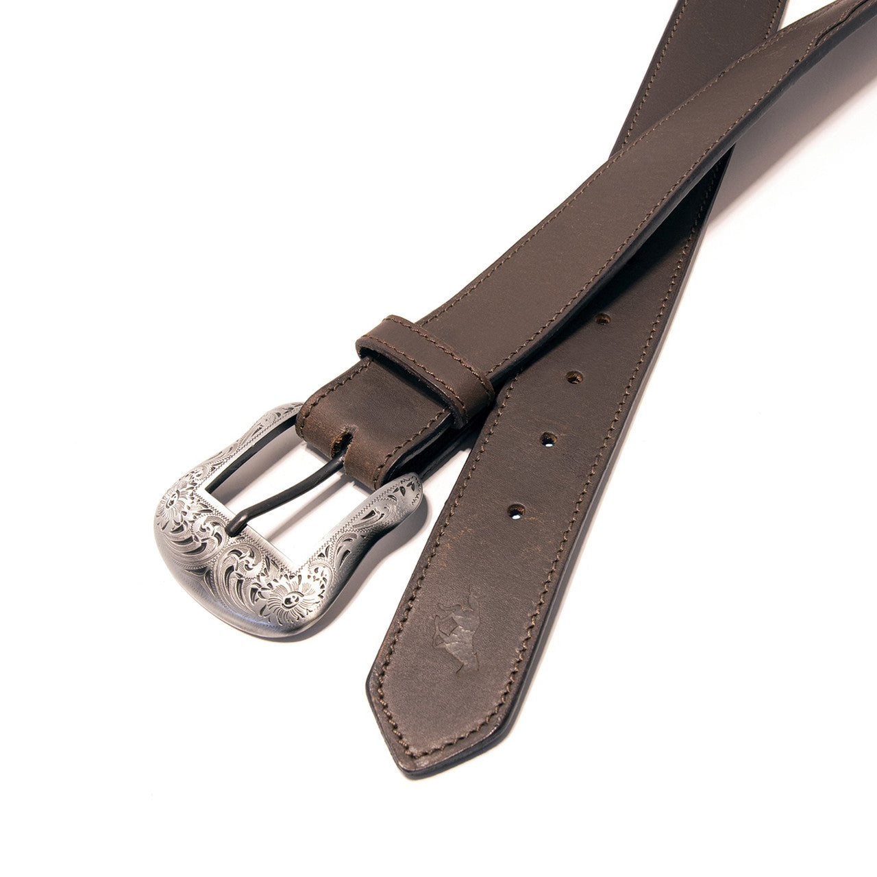 Western Express XM3300-BR06S in Brown Eagle Top Grain Leather Belt