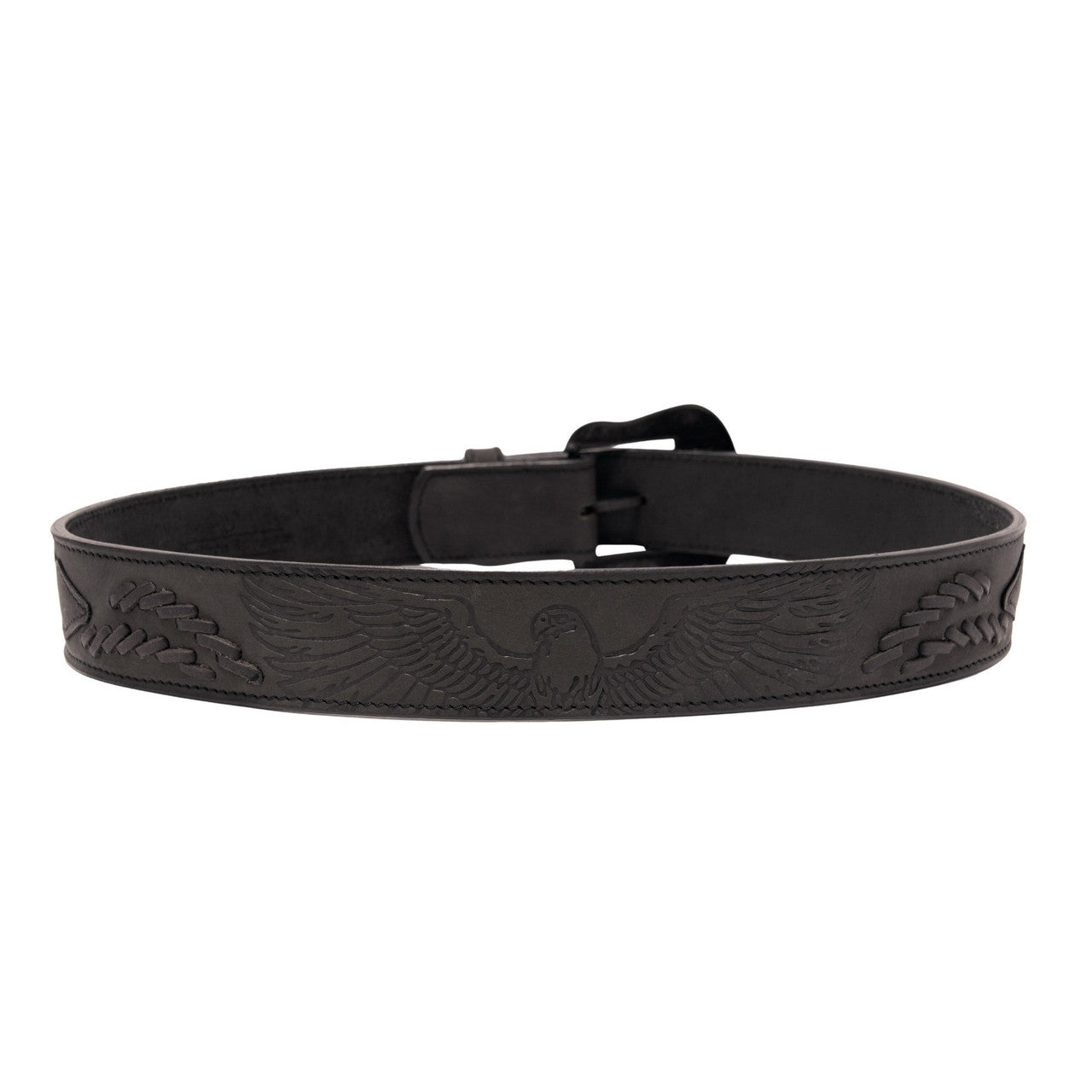 Western Express XM3200-BK06S in Black Eagle Top Grain Leather Belt