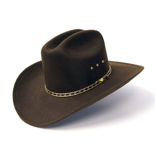 BFF26 Brown Cattleman Cowboy Hat