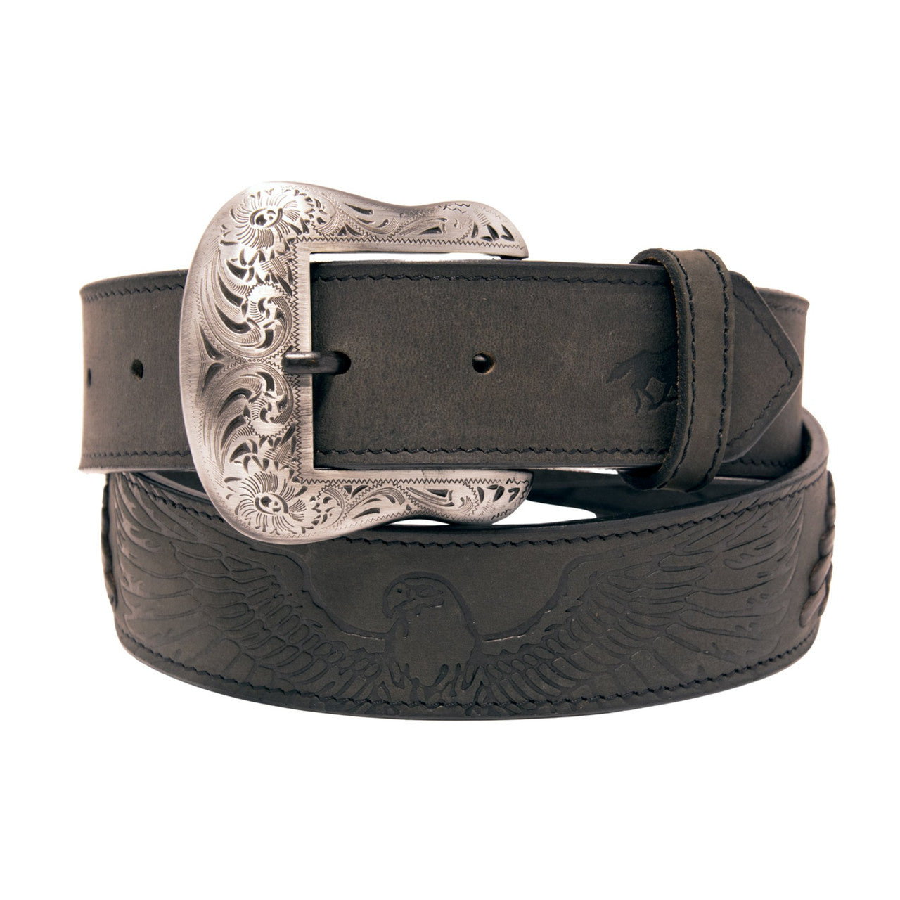 Western Express XM3200-BK06S in Black Eagle Top Grain Leather Belt