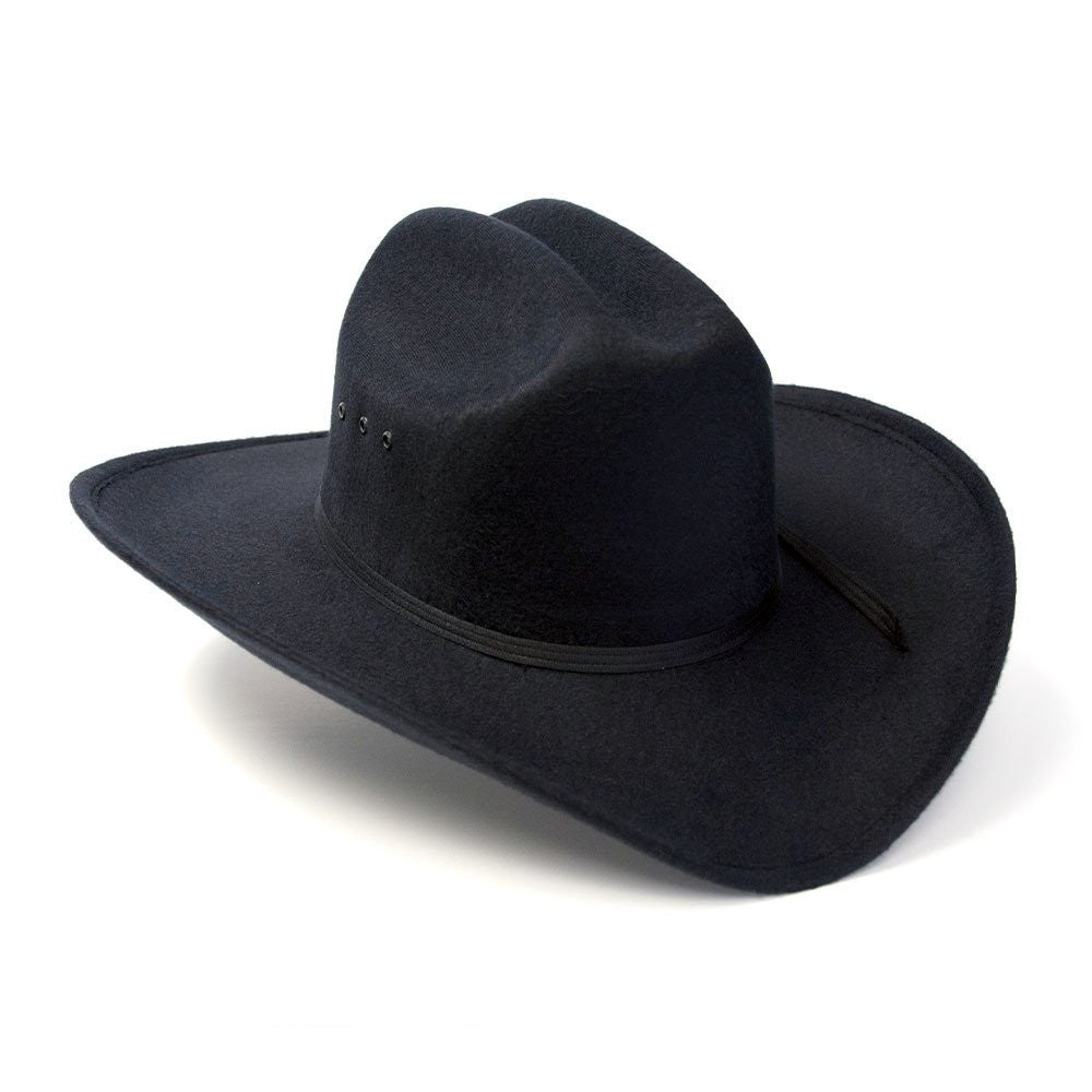 Western Express BFF269 Black Cattleman Faux Felt Cowboy Hat