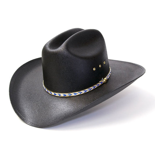 Western Express CA-BLK-E Black Straw Western Cattleman Hat