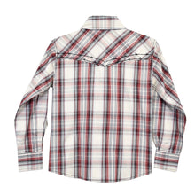 Load image into Gallery viewer, Cowboy Hardware Boys Dutton Plaid in Red Shirt 325515-225-K
