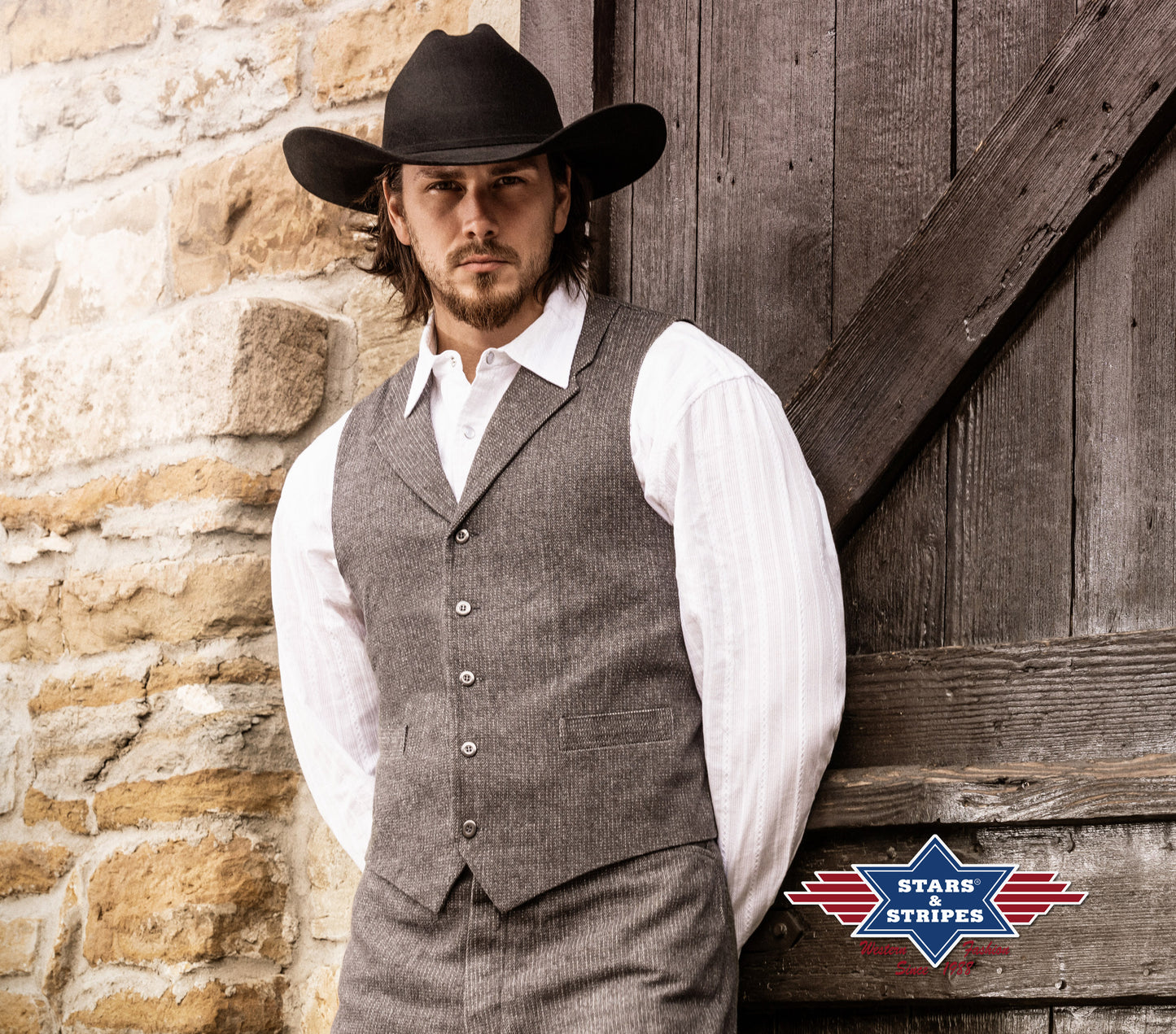Ray Men's Western Waistcoat