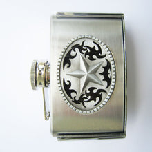 Load image into Gallery viewer, Buckle Western Removable Flask Belt Buckle Star

