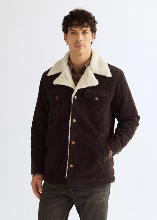 Wrangler Mens 112387067 Regular Wrange Coat in Chocolate Torte
