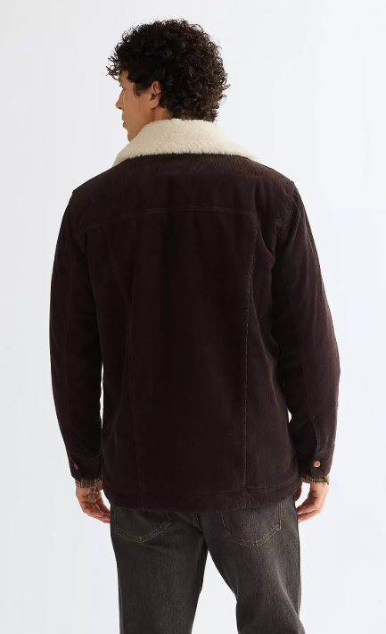 Wrangler Mens 112387067 Regular Wrange Coat in Chocolate Torte