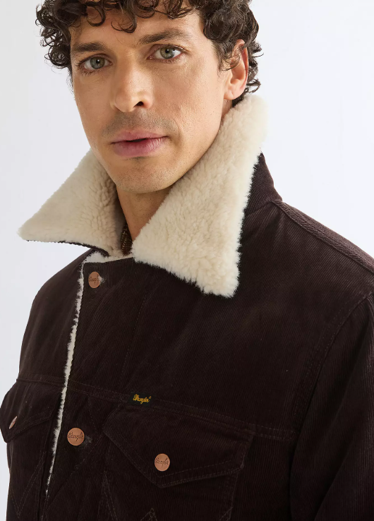 Wrangler Mens 112387067 Regular Wrange Coat in Chocolate Torte