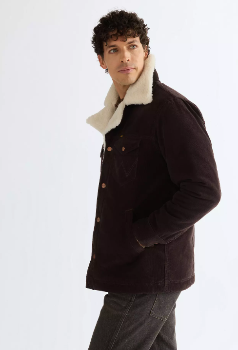 Wrangler Mens 112387067 Regular Wrange Coat in Chocolate Torte
