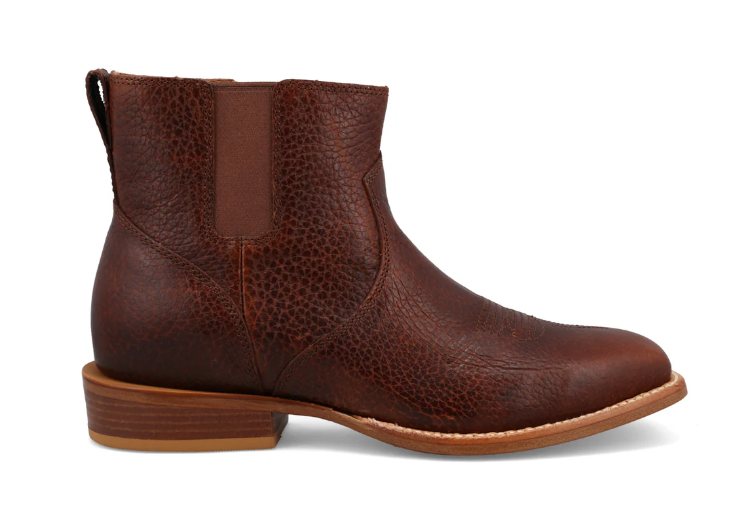 Twisted X Mens Western Ankle Boots MXTL019 in Nutmeg