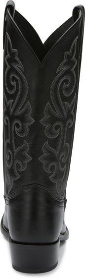 Justin Boots 1409 Buck Black Mens Cowboy Boots Wild Wild Western Wear