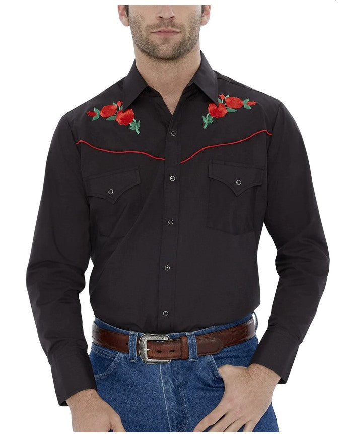Ely & Walker Rose Shirt 15203901-88 Black