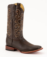 Load image into Gallery viewer, Ferrini Mens French F Calf 1529309 Handcrafted Chocolate Cowboy Boots
