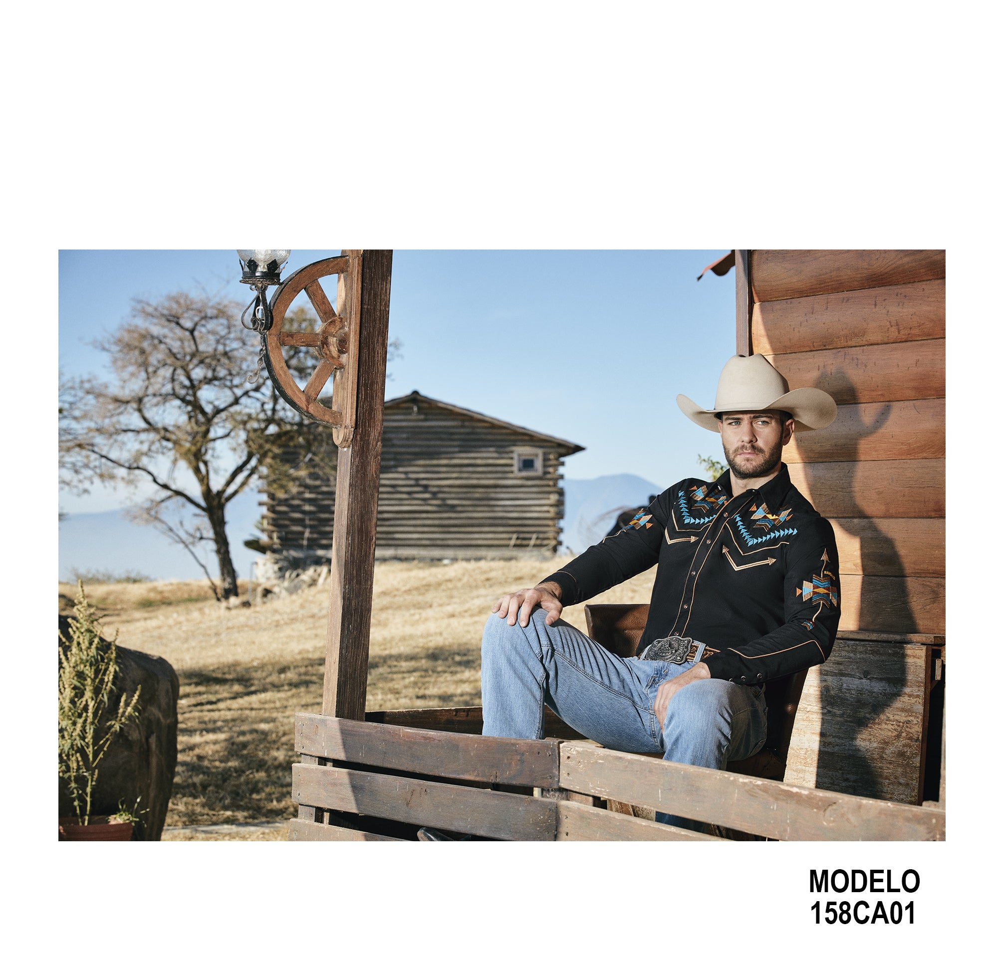 Rangers Aztec 158CA01 Black – Wild Wild Western Wear