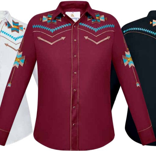 Rangers Aztec 158CA01 Burgundy