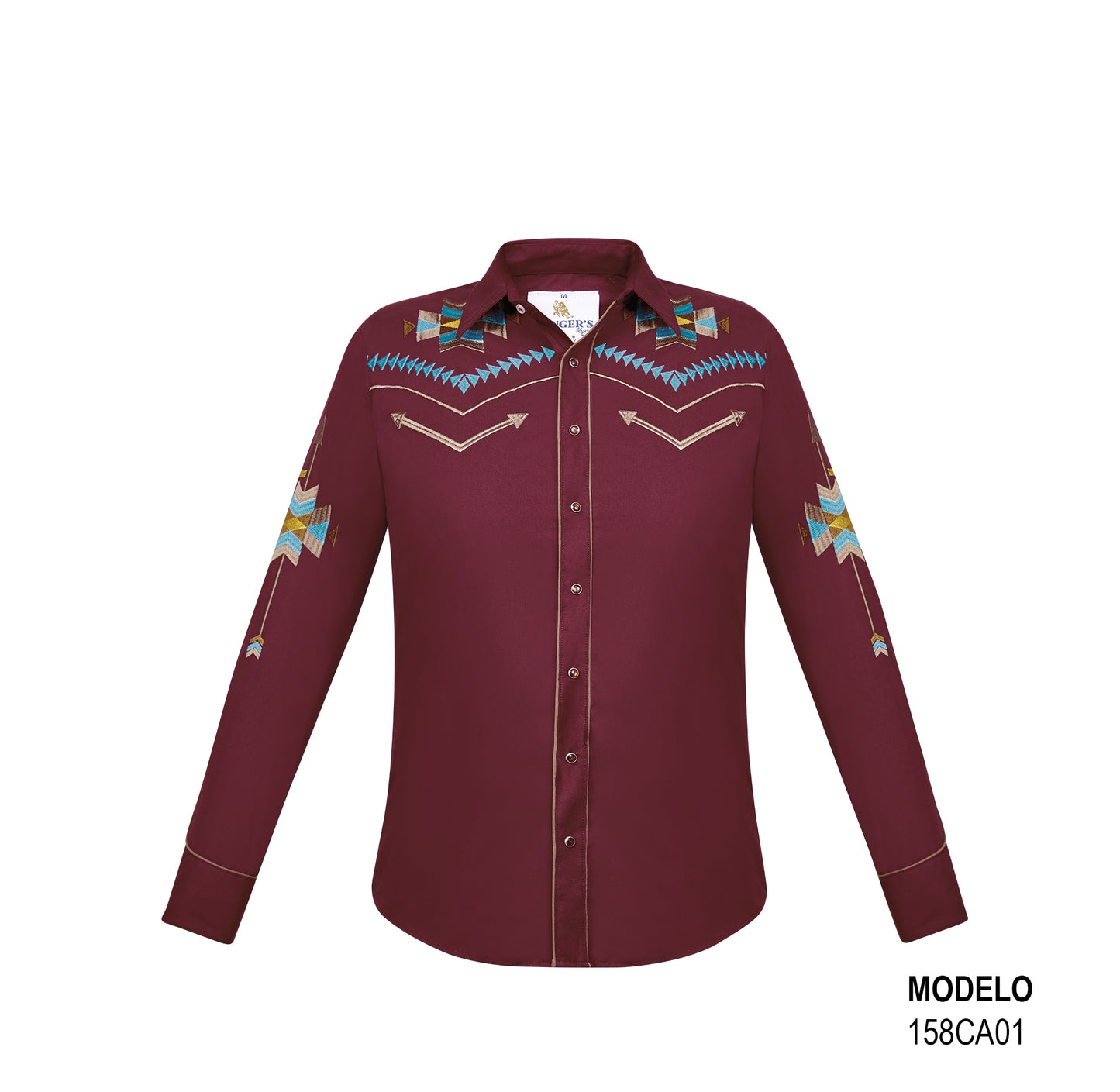 Rangers Aztec 158CA01 Burgundy
