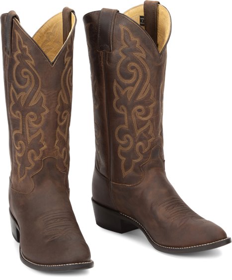 Justin Boots 2253 Buck Brown Mens Cowboy Boots