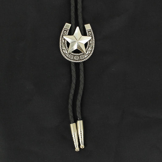 M&F Bolo Tie Horseshoe with Star 22860