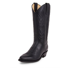 Load image into Gallery viewer, Sendra 2605 Pull on Classic Mens Cowboy Boots Black
