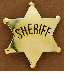 M&F Sheriff Badge Gold